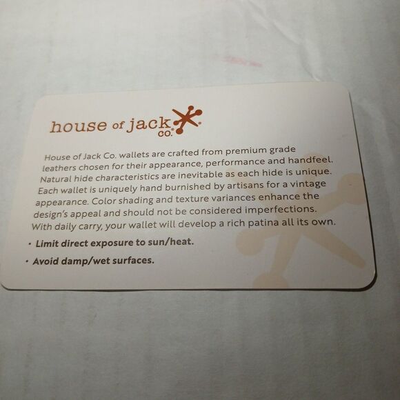 House of Jack Co. Rip Slim Money Clip Wallet for Men, Strong Magnetic Front - Picture 9 of 16